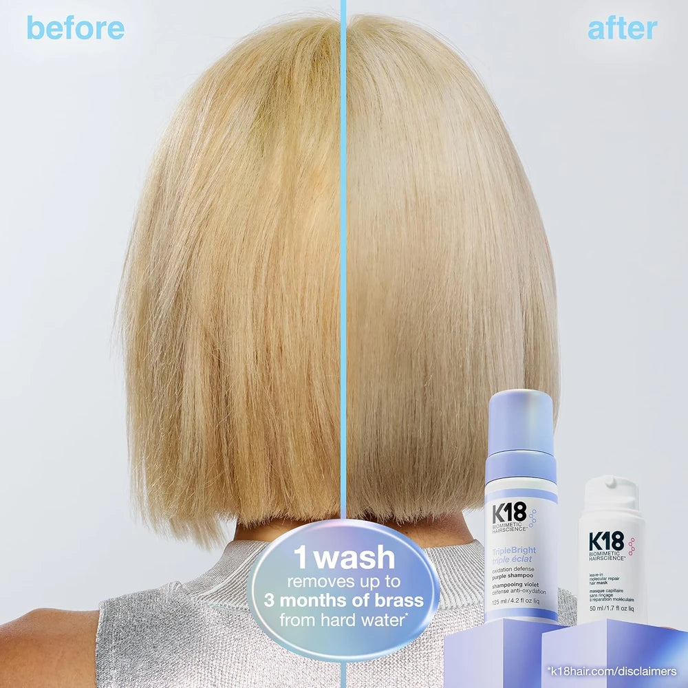 K18 TripleBright Oxidation Defense Purple Shampoo